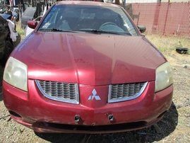 2005 MITSUBISHI GALANT ES BURGUNDY 2.4L AT 163767